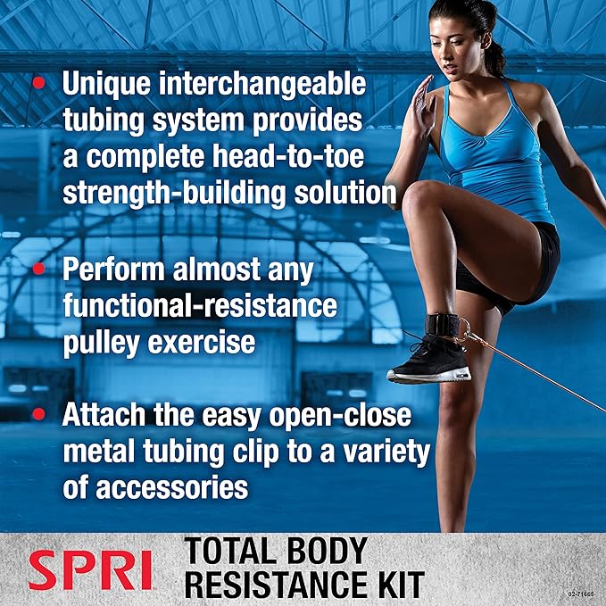 SPRI Total Body Resistance Band Exercise Kit opsika